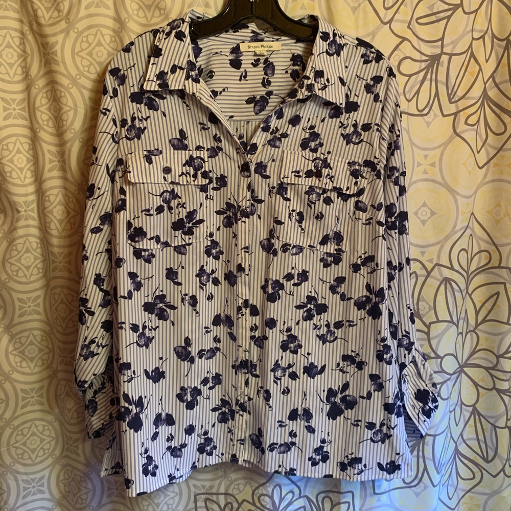 Studio works floral top